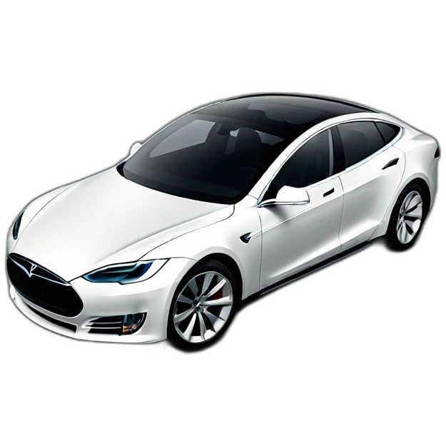 A tesla car emoji