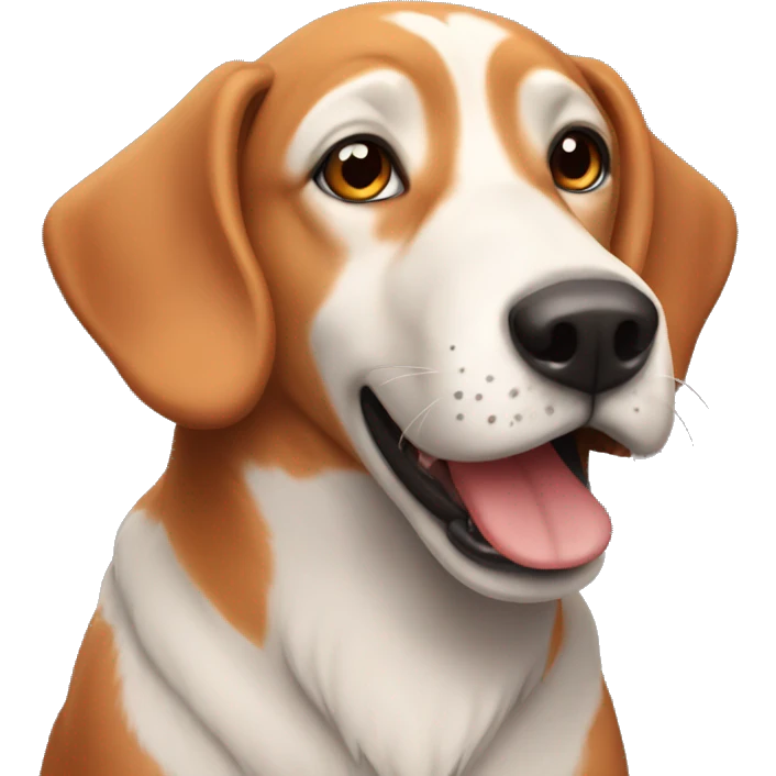 Red healer dog emoji