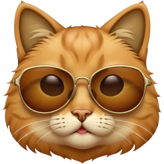 Cat wearing sunglasses emoji