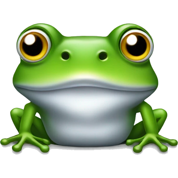 Frog in chrome  emoji