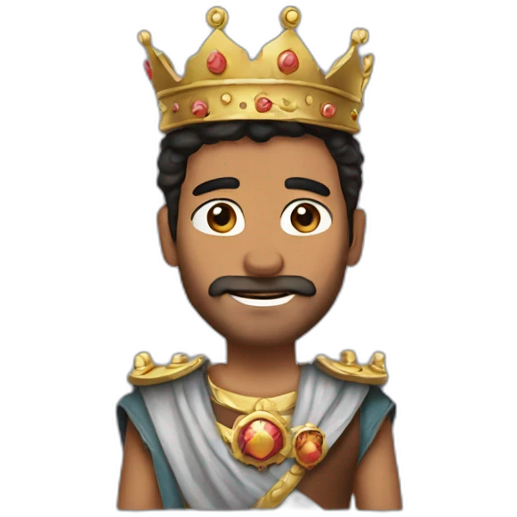 Corona Rey emoji