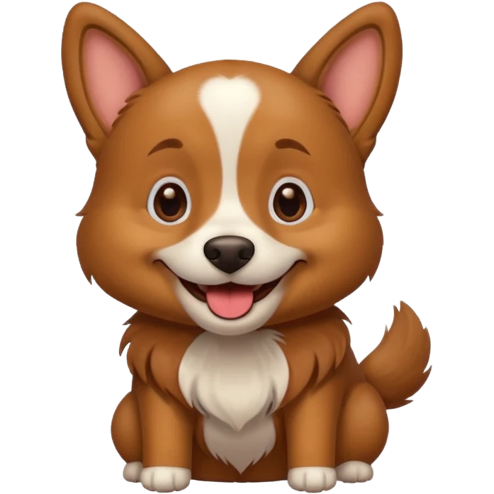 Dog similing emoji