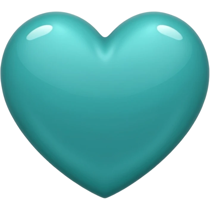 Teal heart da best  emoji