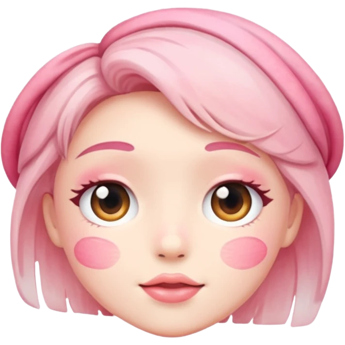 blushing lines emoji