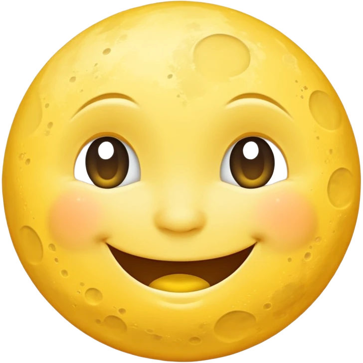 moon happy emoji