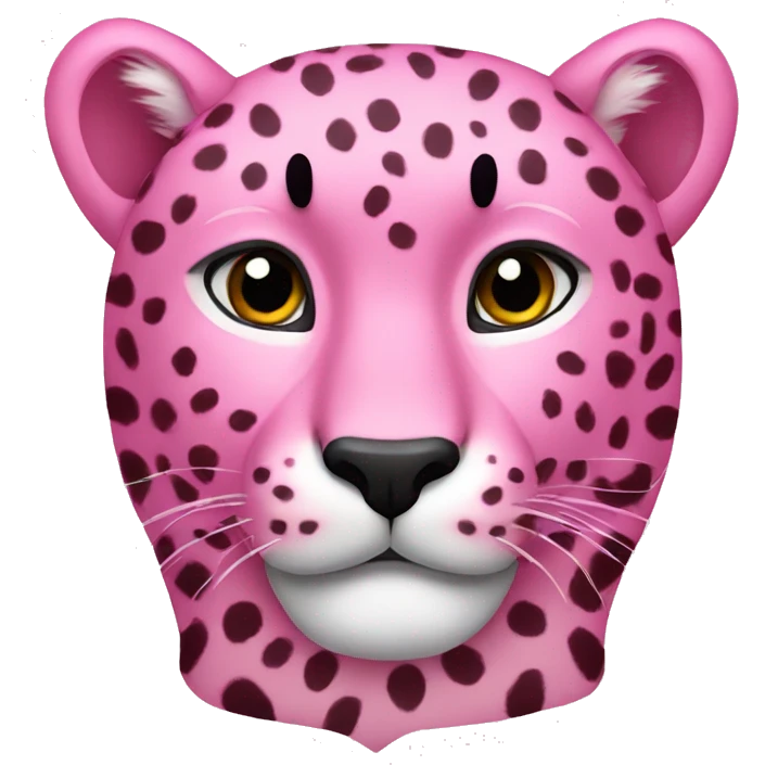 pink cheetah emoji