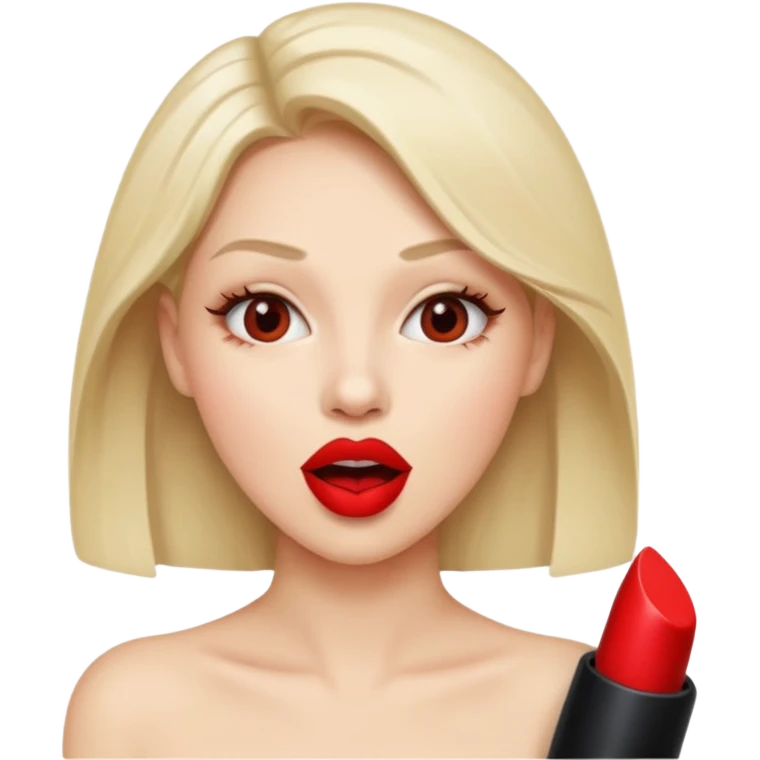 Hungry woman’s mouth emoji