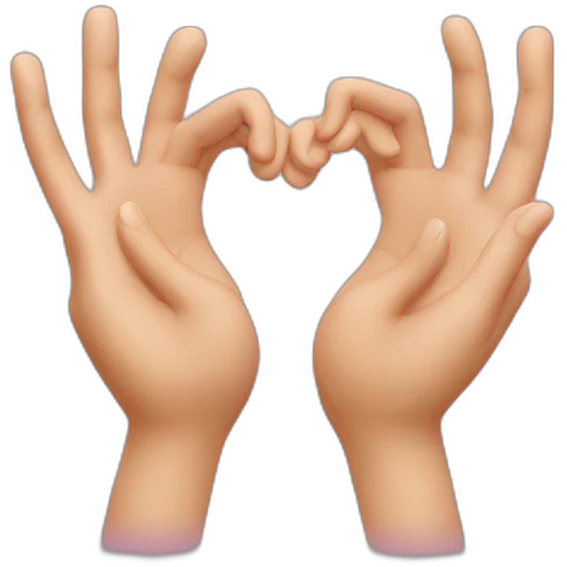 heart hands emoji
