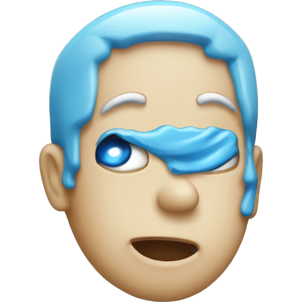 Blue candy emoji