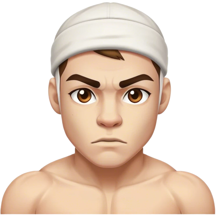 white boxer fighter emoji