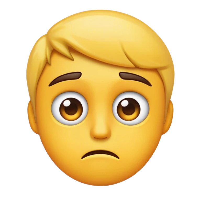 Disappointed  emoji