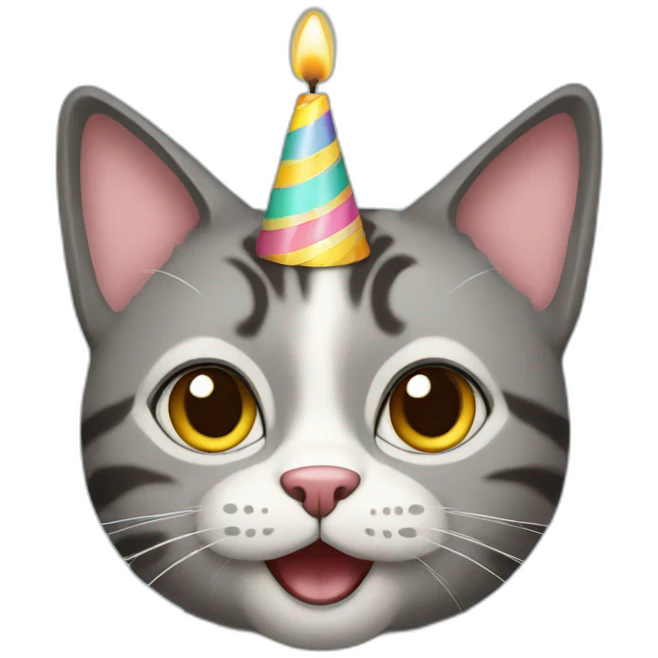 cat-birthday emoji