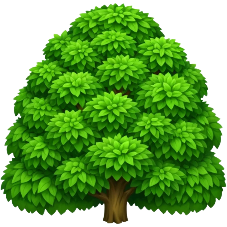 create a dnd style dense_bush.png using 48x48 pixels size emoji