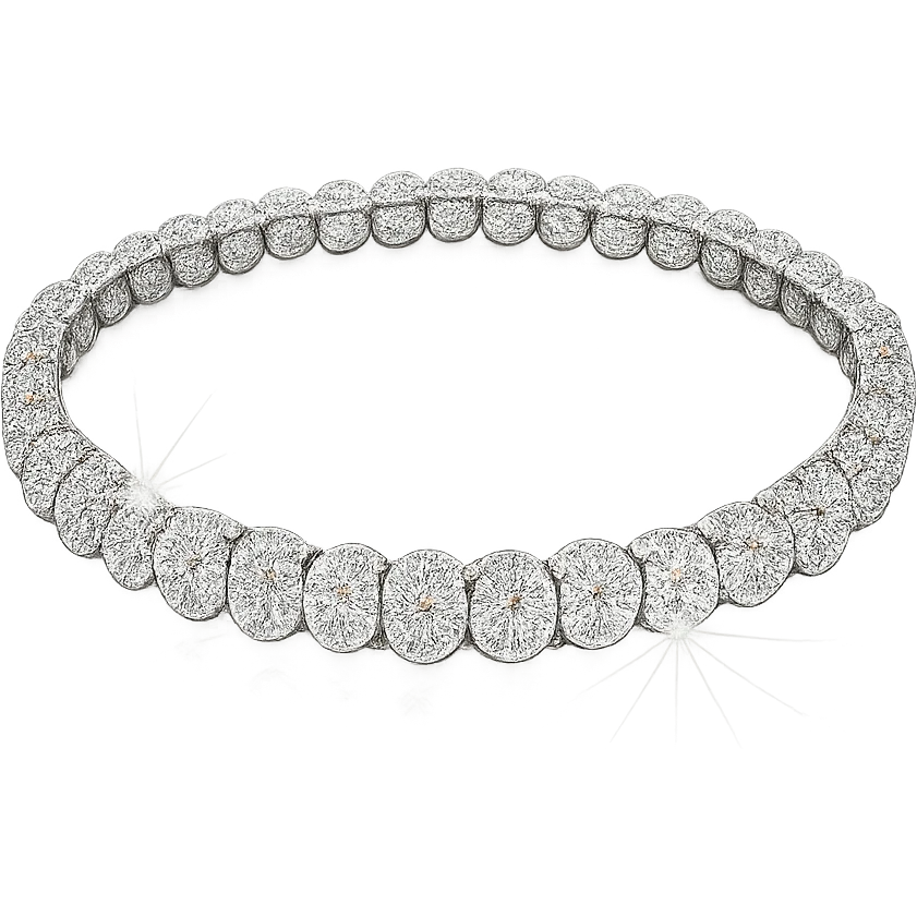 white sparkly gemstone bracelet emoji