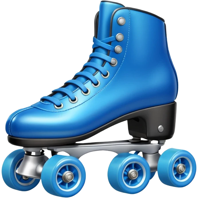 Roller Skates - blue emoji