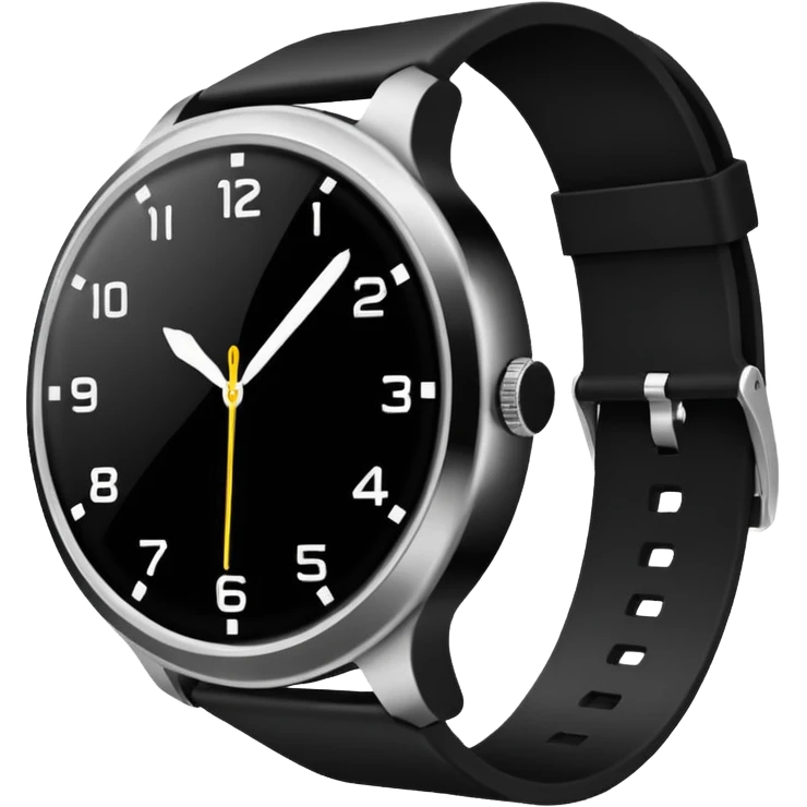 black arm watch emoji