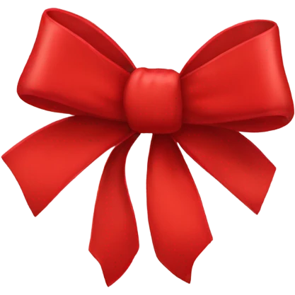 red bow emoji