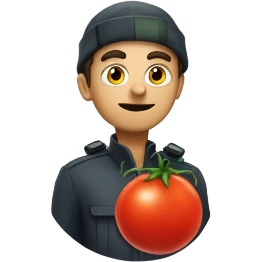 Tomato spy emoji