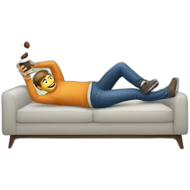 Guy banging knee on coffee table emoji