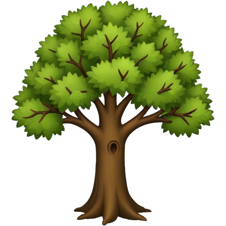Boison tree in blackمع قليل من الاغصان emoji
