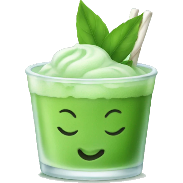 iced matcha emoji