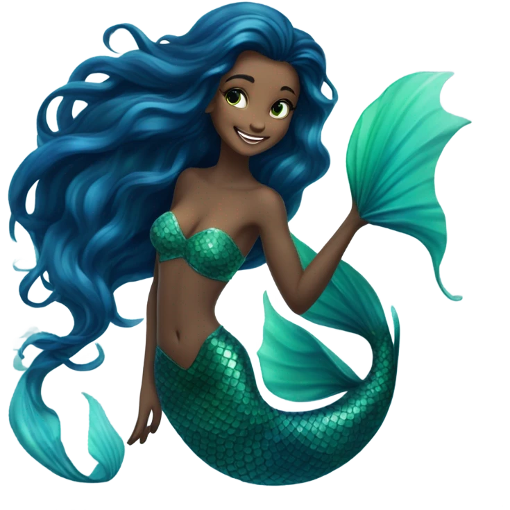 Black Mermaid emoji
