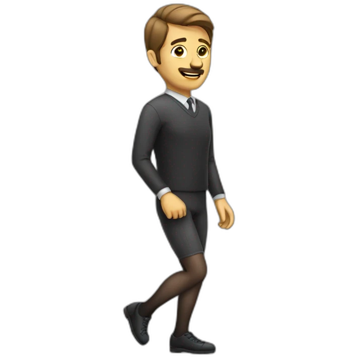 man wearing pantyhose emoji