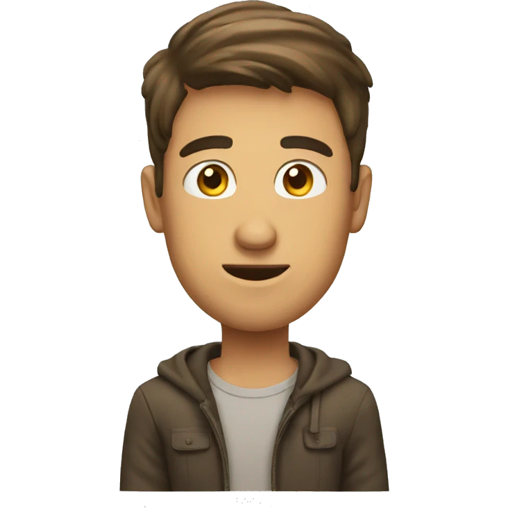 a guy showing something emoji