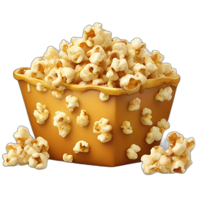 caramel popcorn emoji