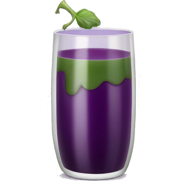 Eggplant juice emoji