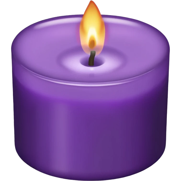 burning the midniight oil- make it purple candle  emoji