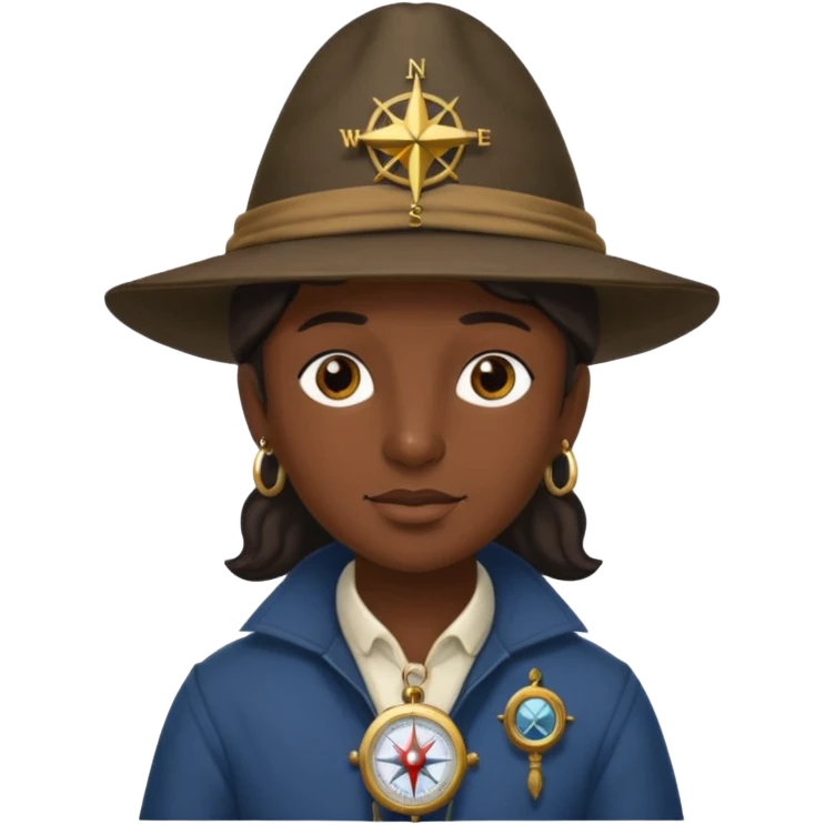 Magalhães with compas and hat emoji