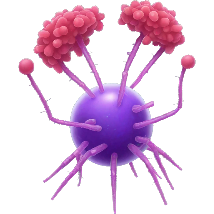 Bacteriophage cute emoji