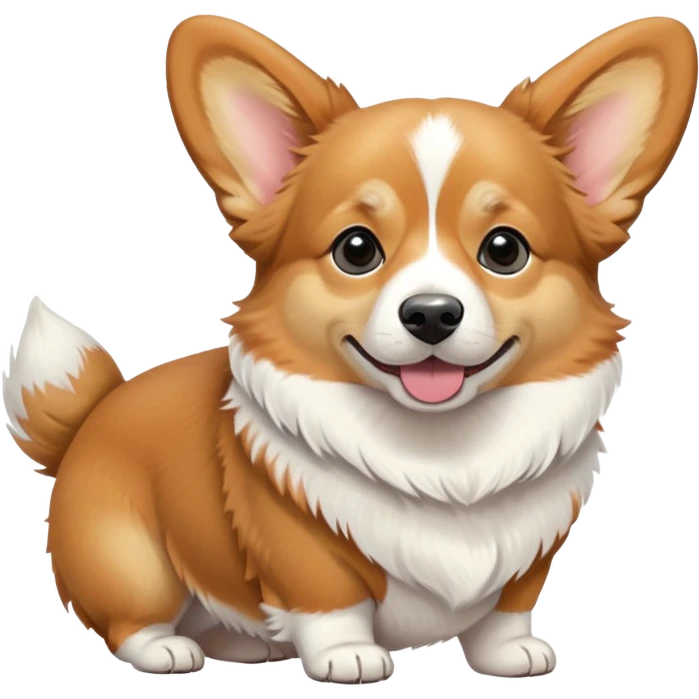 Sable Pembroke welsh corgi emoji