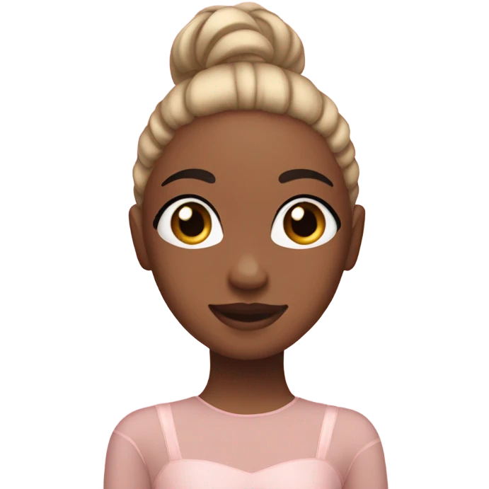 Clean girl emojis word ballerina pink emoji