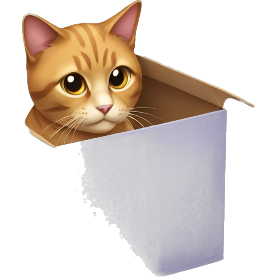 Cat in box emoji