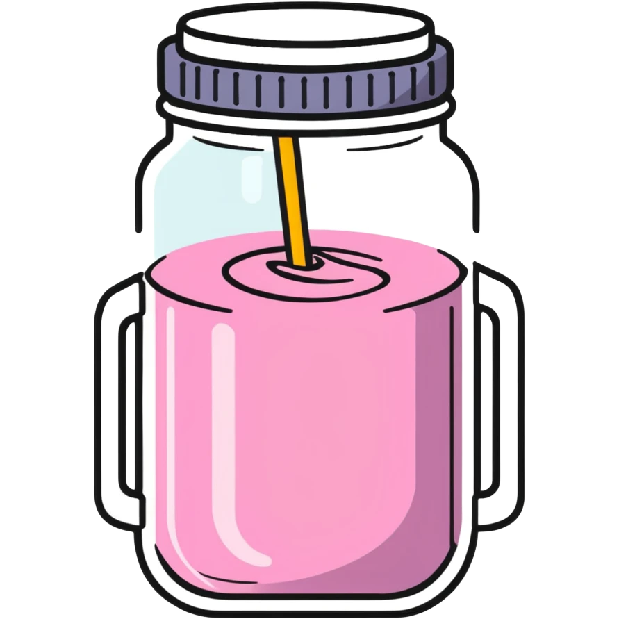 smoothie in a jar emoji