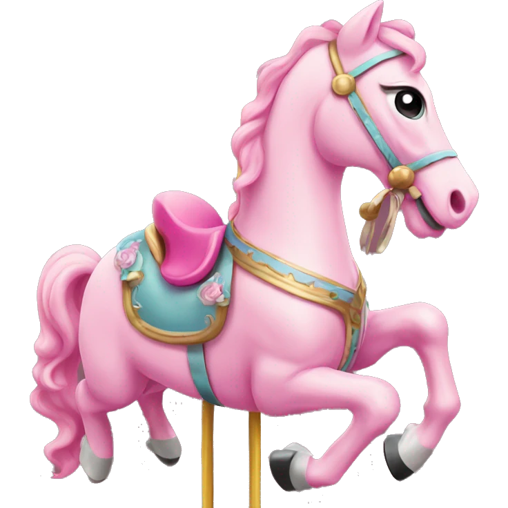 pink carousel horse emoji