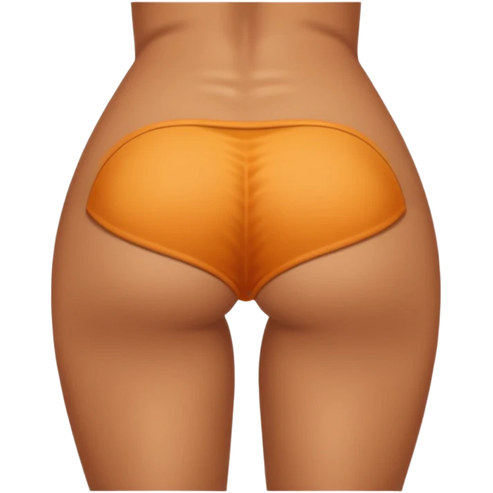 A butt emoji
