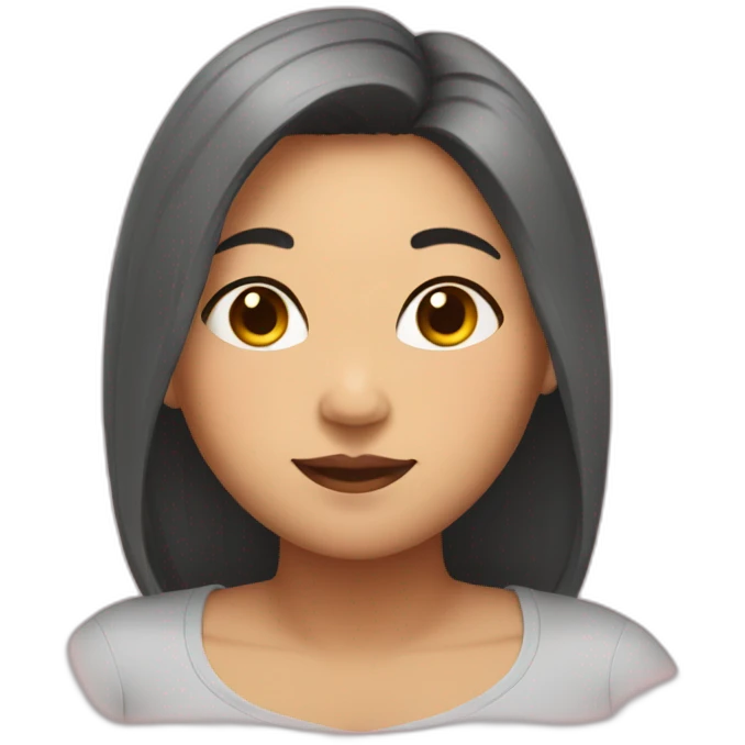 Thicc asian woman emoji