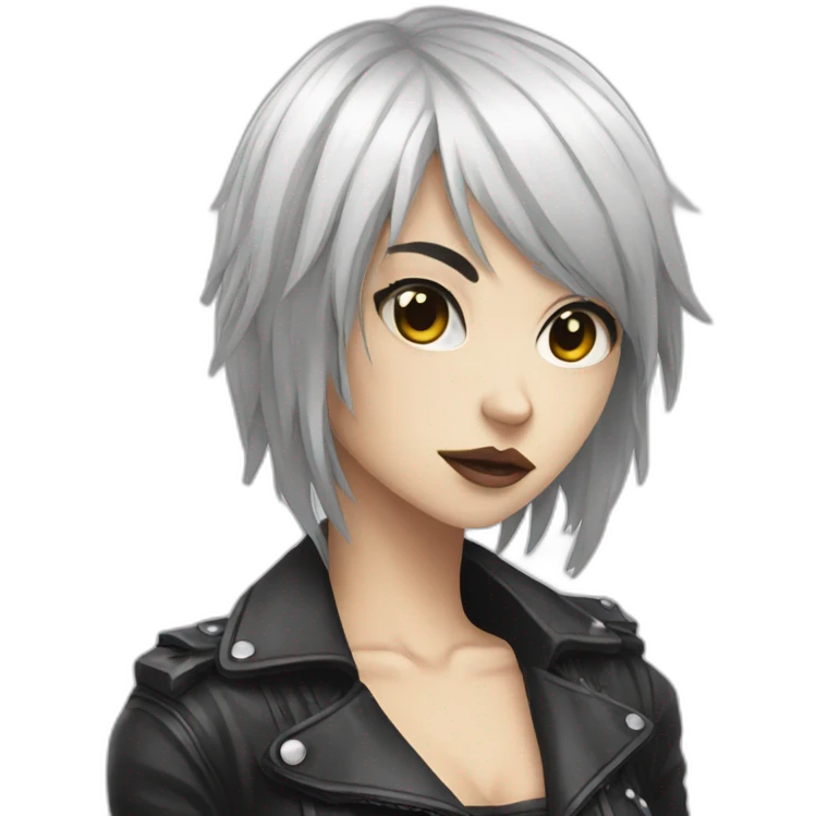women necropunk manga emoji