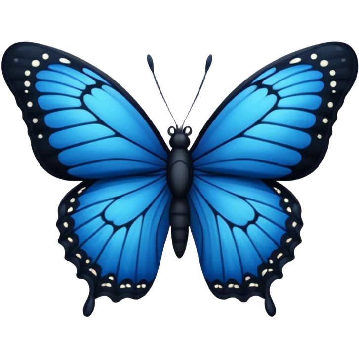 Siyah kelebek emoji