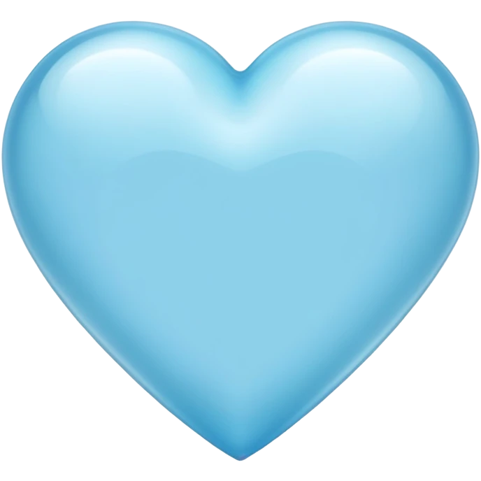 Light blue heart emoji