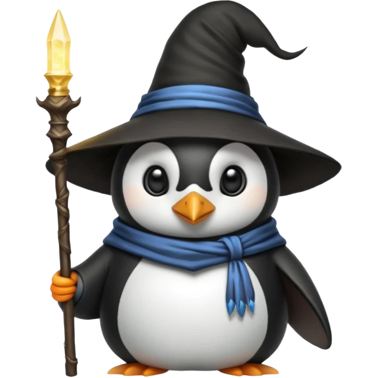 Penguin Wizard emoji
