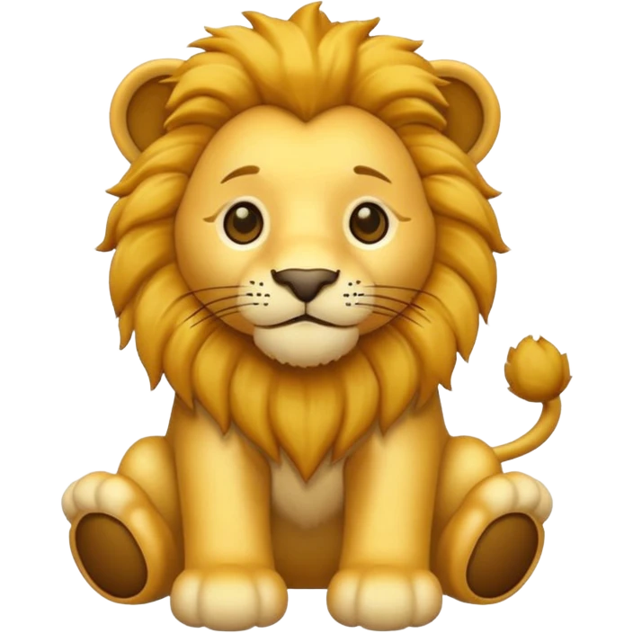 Toy Animal lion  emoji