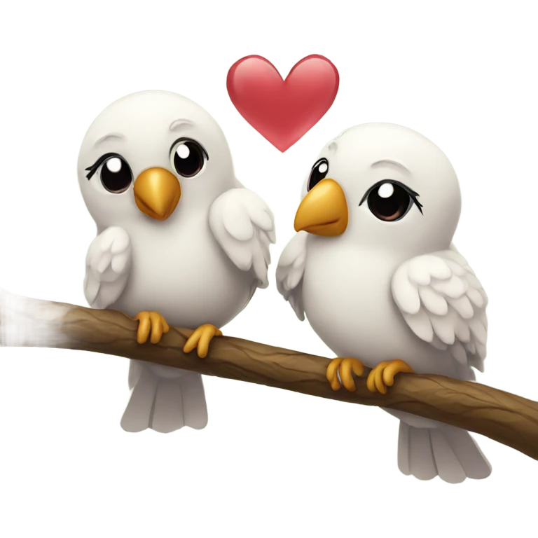 love birds emoji