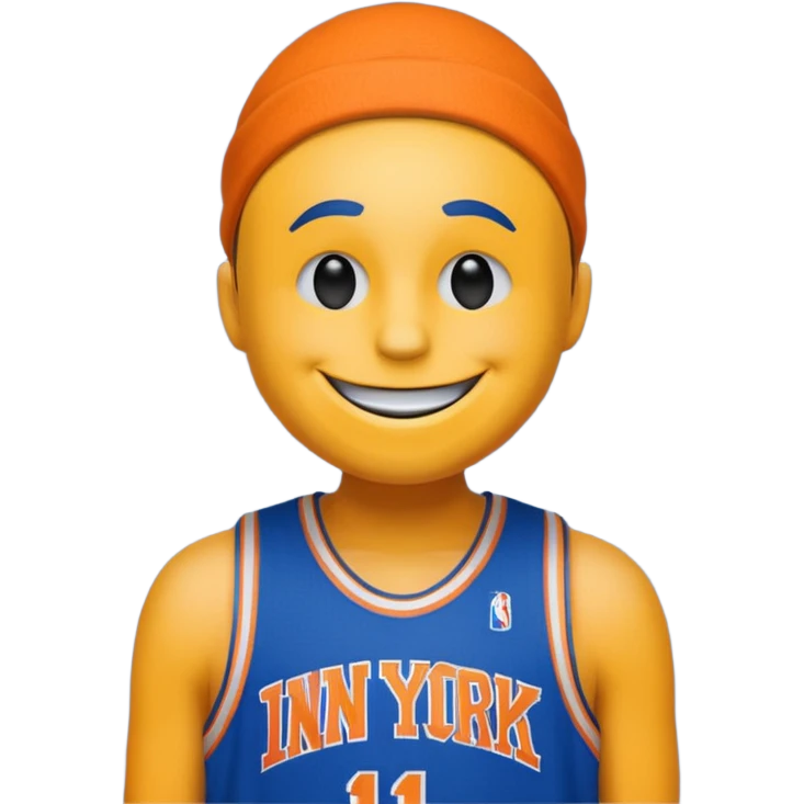 Smiley icon new york knicks emoji