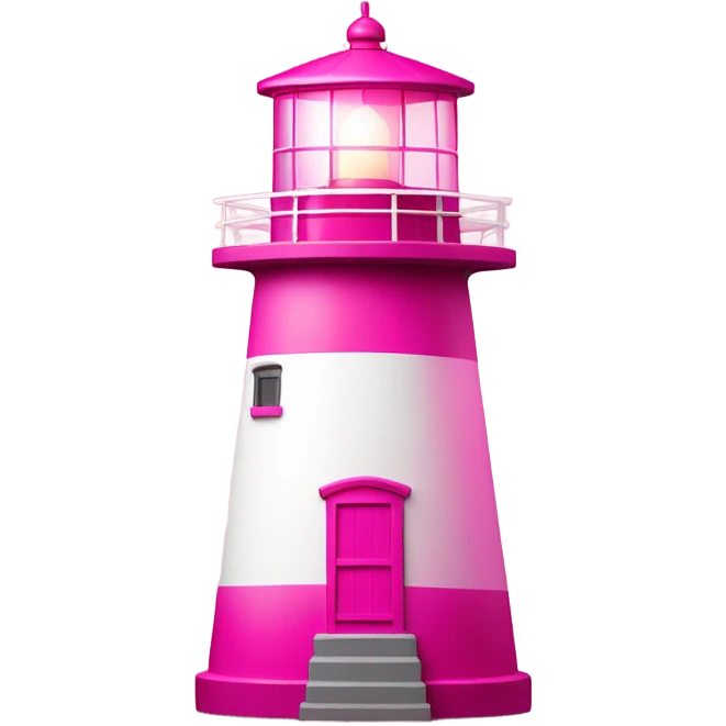 pink lighthouse (must be all pink) emoji