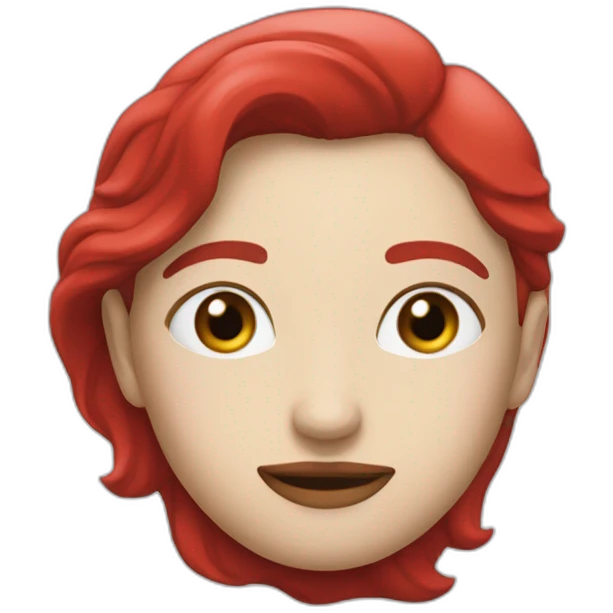 Cœur rouge et blanc emoji