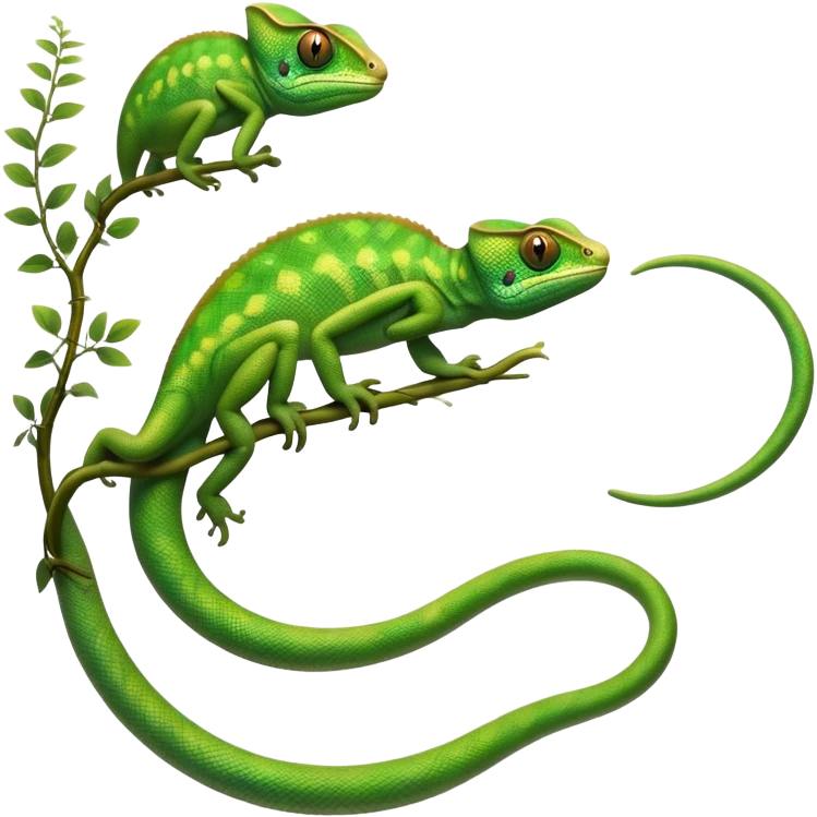 cinematic-chameleon-realistic-full-body-climbing-emoji,-slender-body-gripping-a-twisting-vine-with-prehensile-feet,-scaly-green-skin-shifting-shades-with-its-environment,-large-bulging-eyes-rotating-independently,-delicate-coiled-tail-curling-behind,-long-tongue-slightly-protruding-as-if-ready-to-strike,-simplified-yet-realistic-focused-features,-highly-detailed,-glowing-with-an-ethereal-forest-light emoji